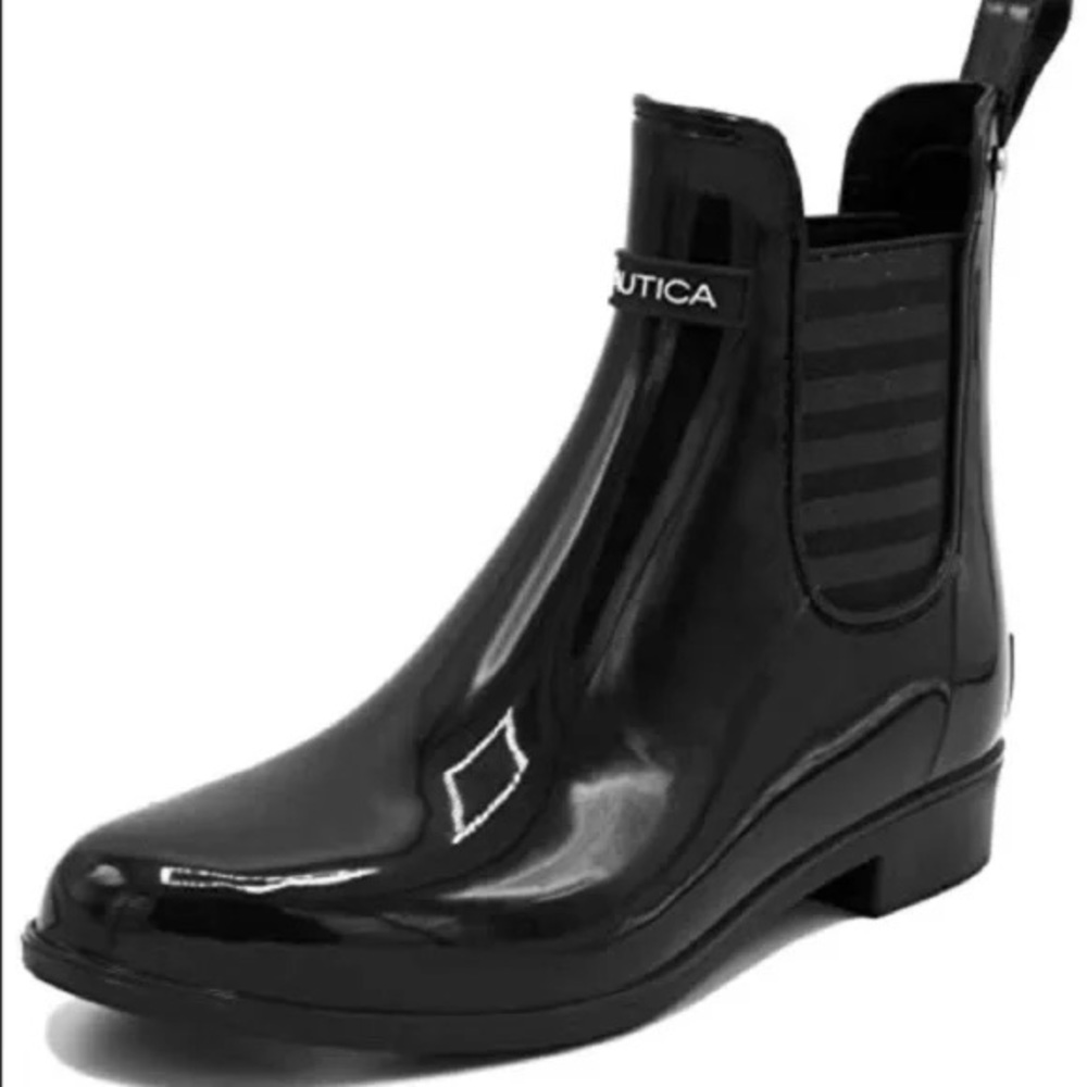 Nautica Rain Boots Booties Size 10 - Picture 1 of 9